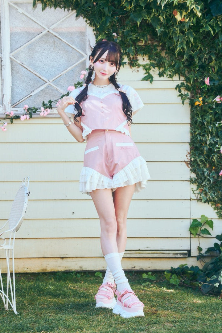 フリルロゴパンツ