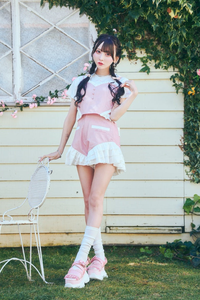 フリルロゴパンツ