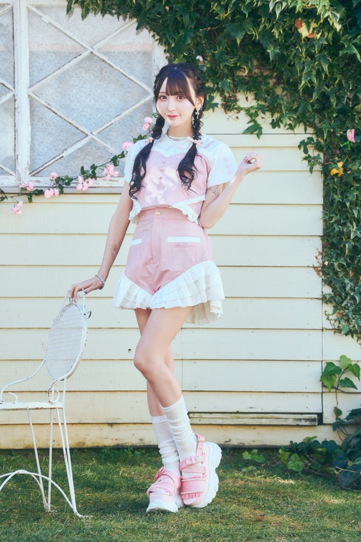 フリルロゴパンツ