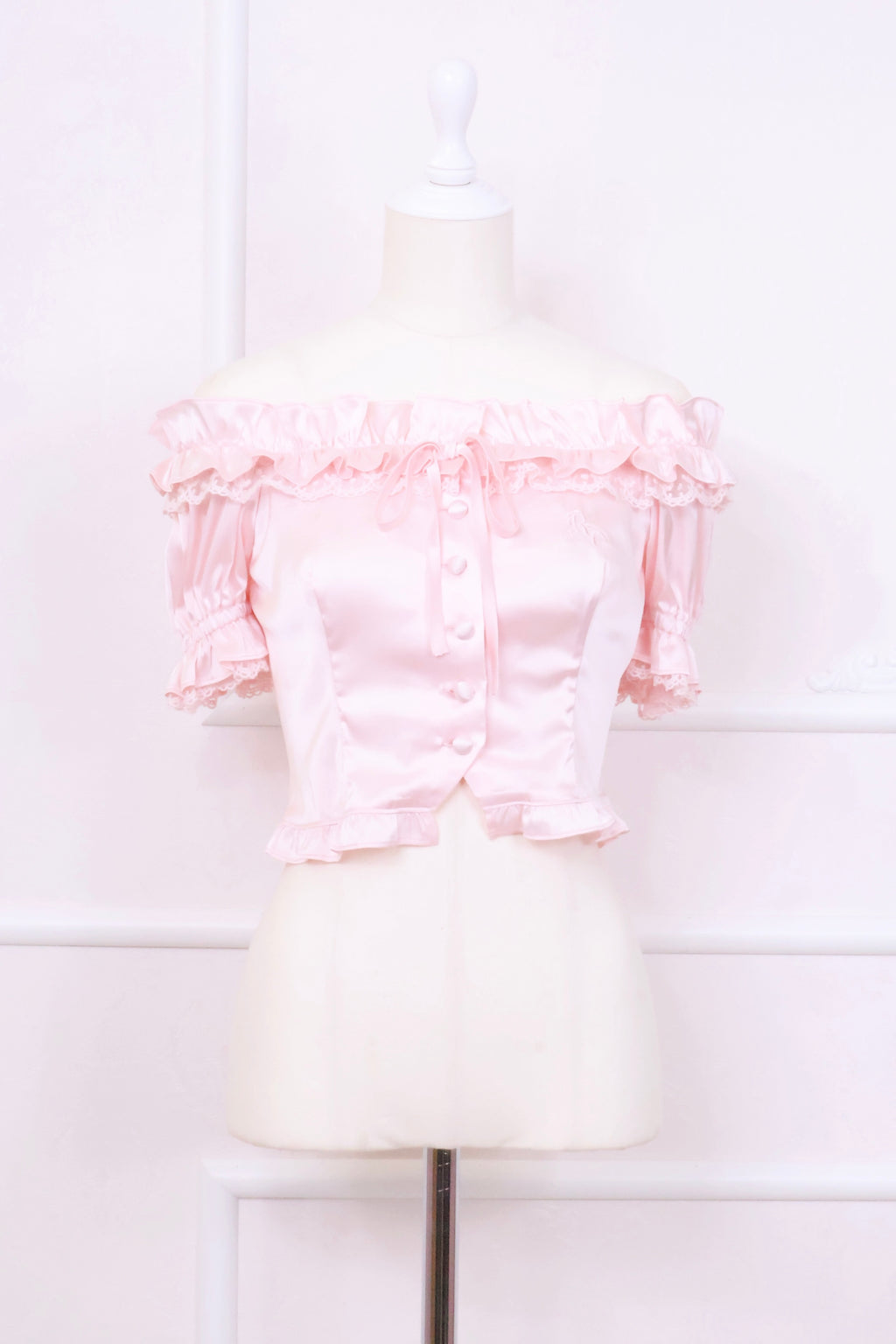 【予約商品】オフショルリボントップス