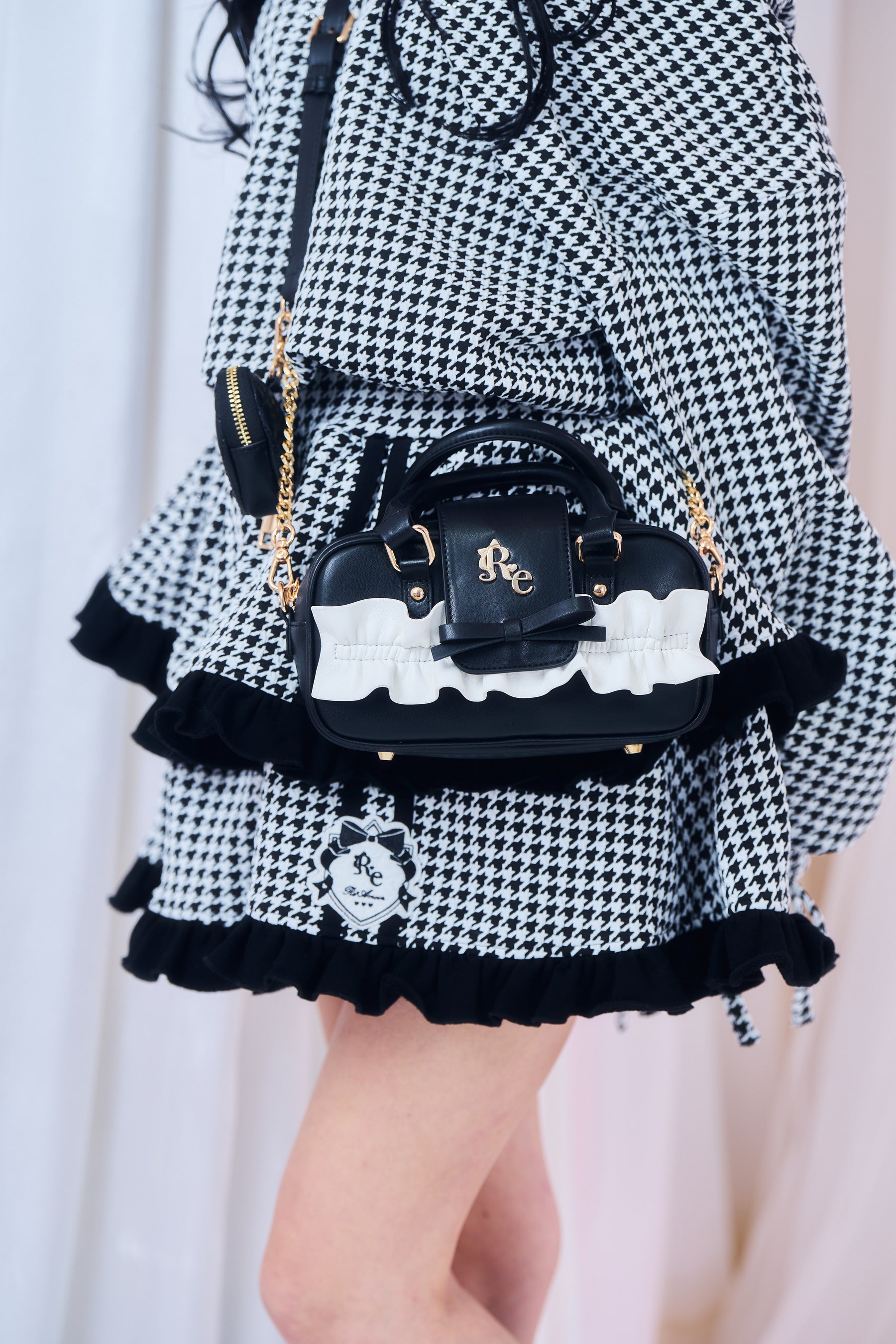 フリルミニボストンバッグ