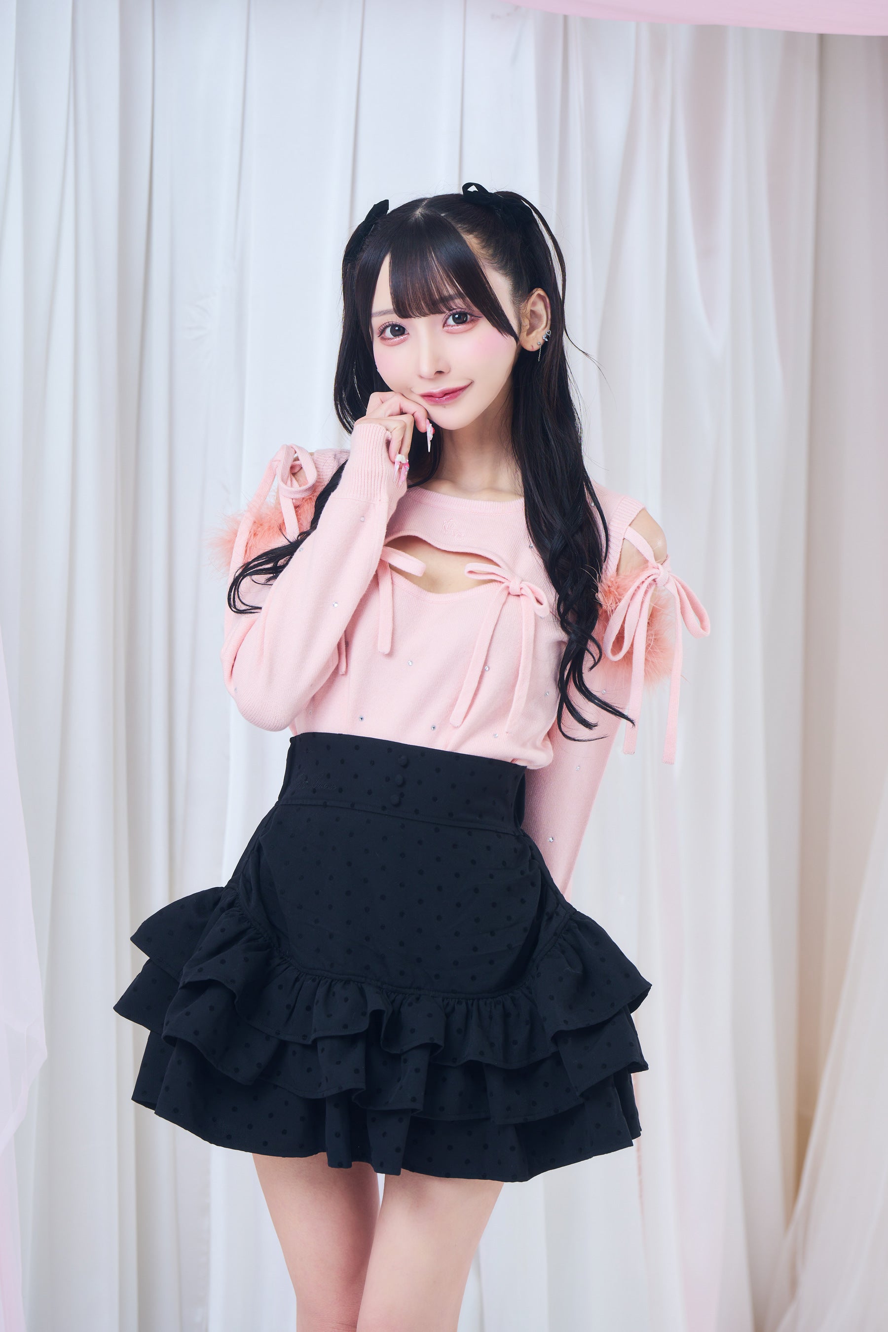 フリルティアードスカート