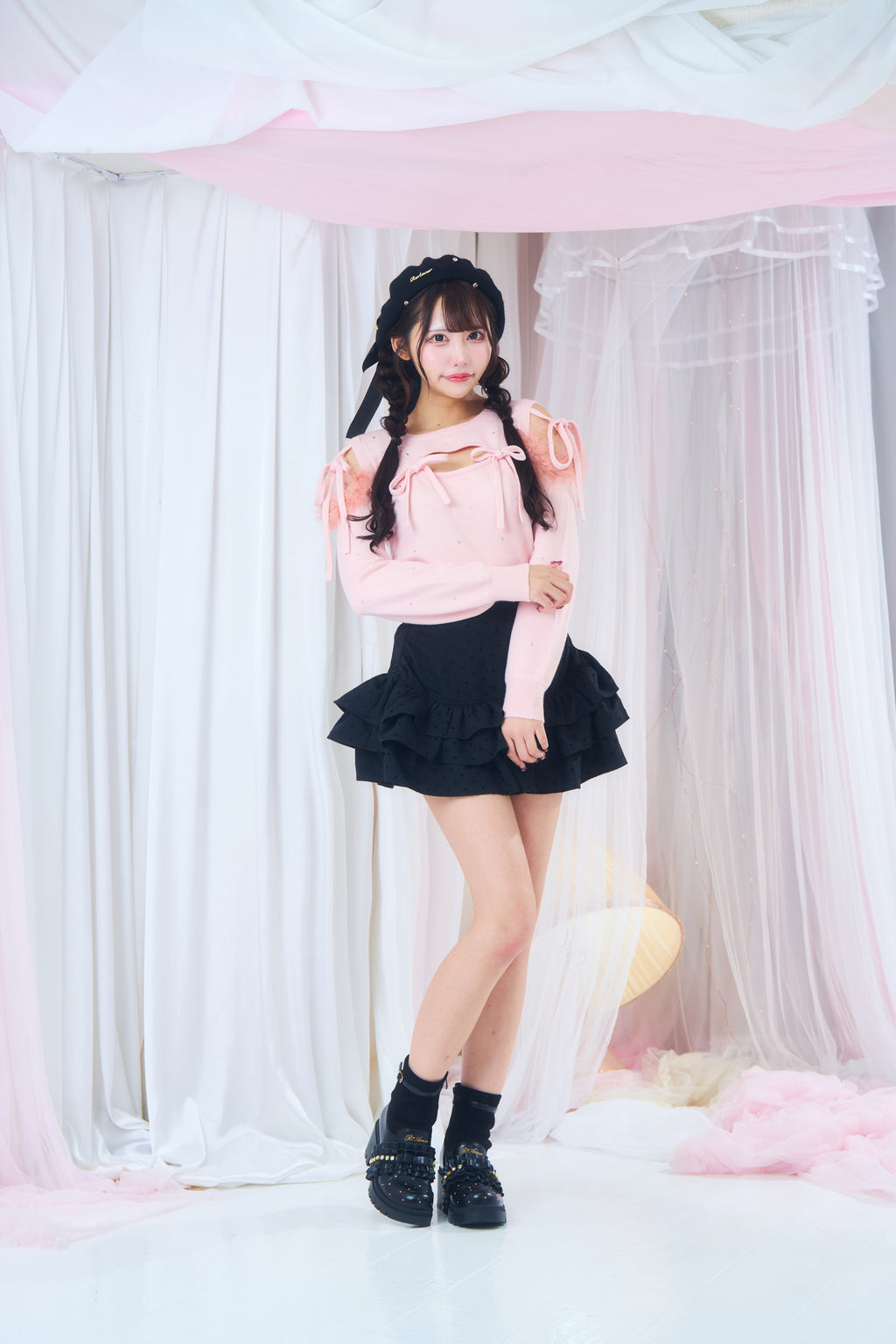 フリルティアードスカート