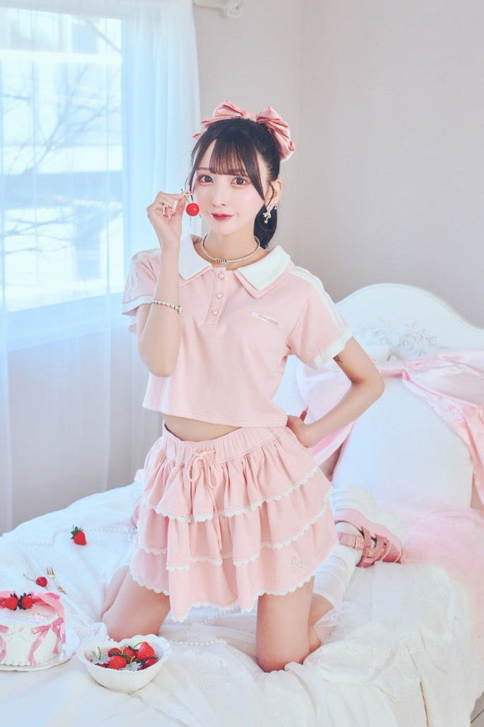 レースラインTシャツ